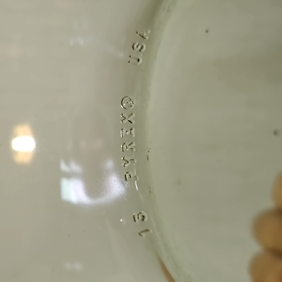 3 vintage PYREX plates. Blue and green. USA . - Picture 7 of 7